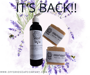 Lavender Chamomile Goat Milk Soap